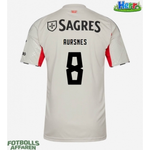 Benfica Fredrik Aursnes #8 Bortatröja 2025-26 Kortärmad